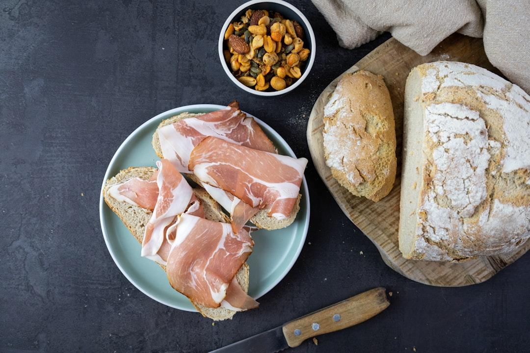 Spanish Jamón & Almond Montaditos