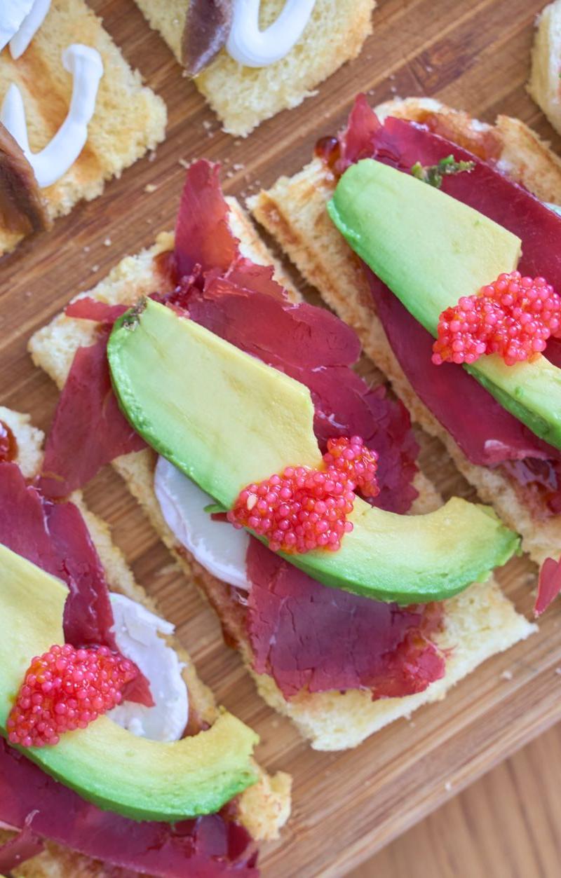 Spanish Montadito Board — Jamón & Anchovy