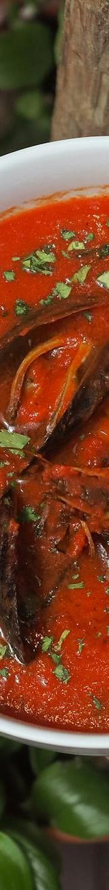 Spanish Mussels in Tomato Wine Sauce