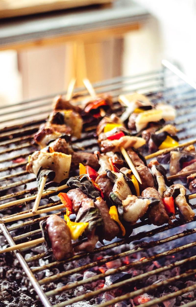 25-Min Spiced Beef Heart Skewers