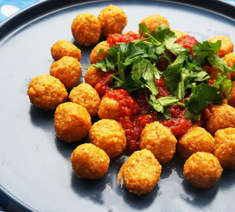 Spiced Beef Meatballs in Tomato Sauce