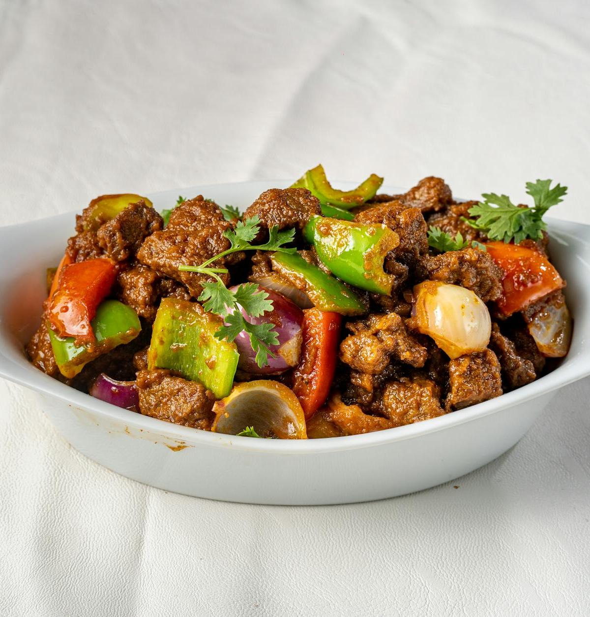 Spiced Beef Tibs Sheet Pan
