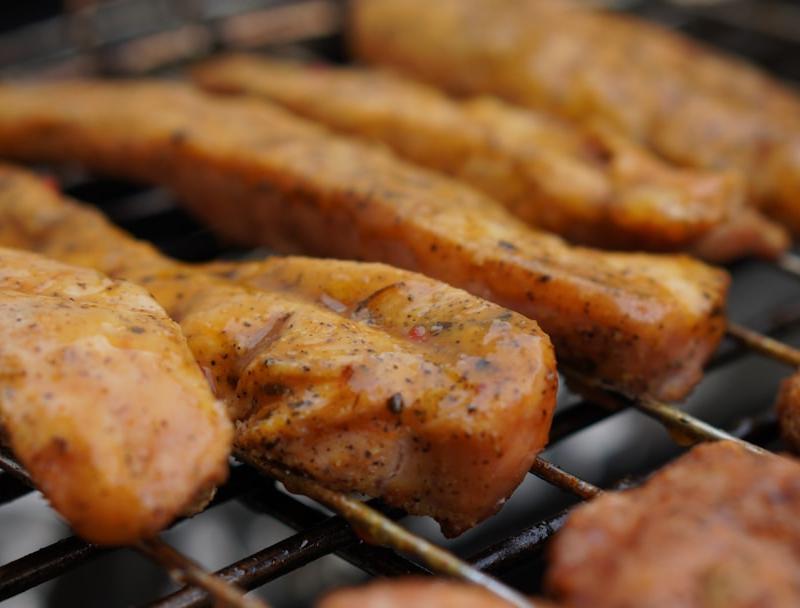 Spiced Charred Chicken Brochettes
