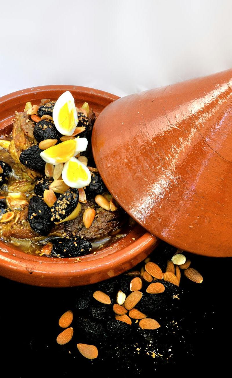 20-Min Spiced Lamb & Apricot Tagine