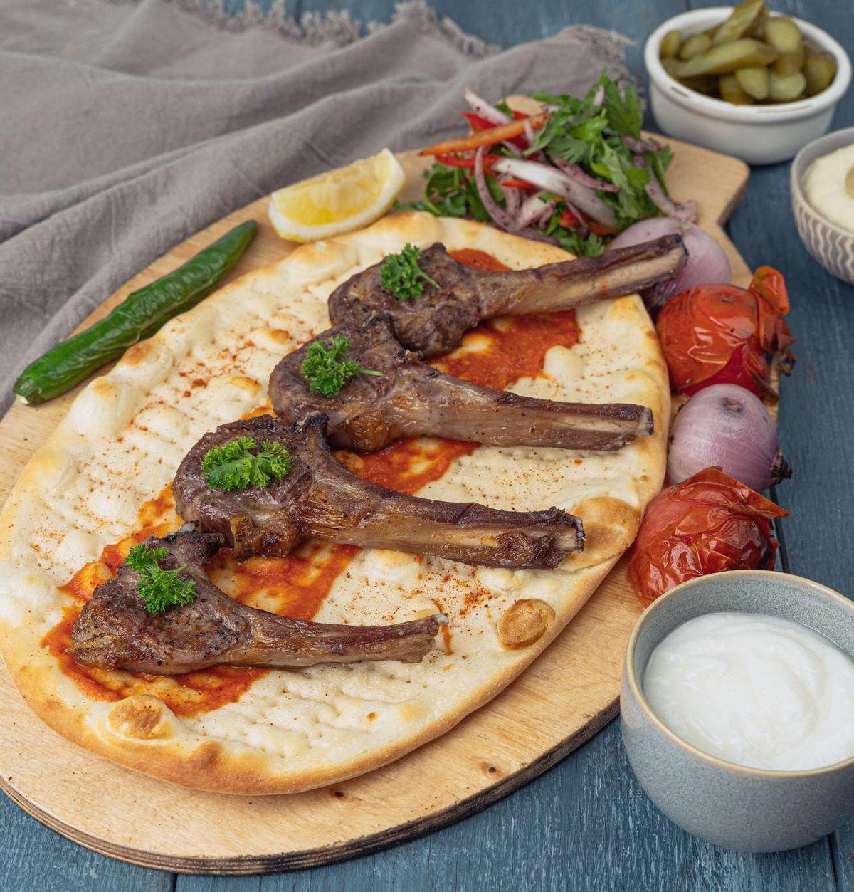 Spiced Lamb Hummus