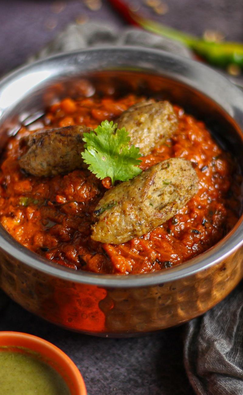 Spiced Lamb Kabab Hindi with Mint Chutney