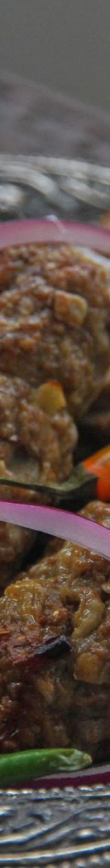 Spiced Lamb Kabab with Yogurt & Onions