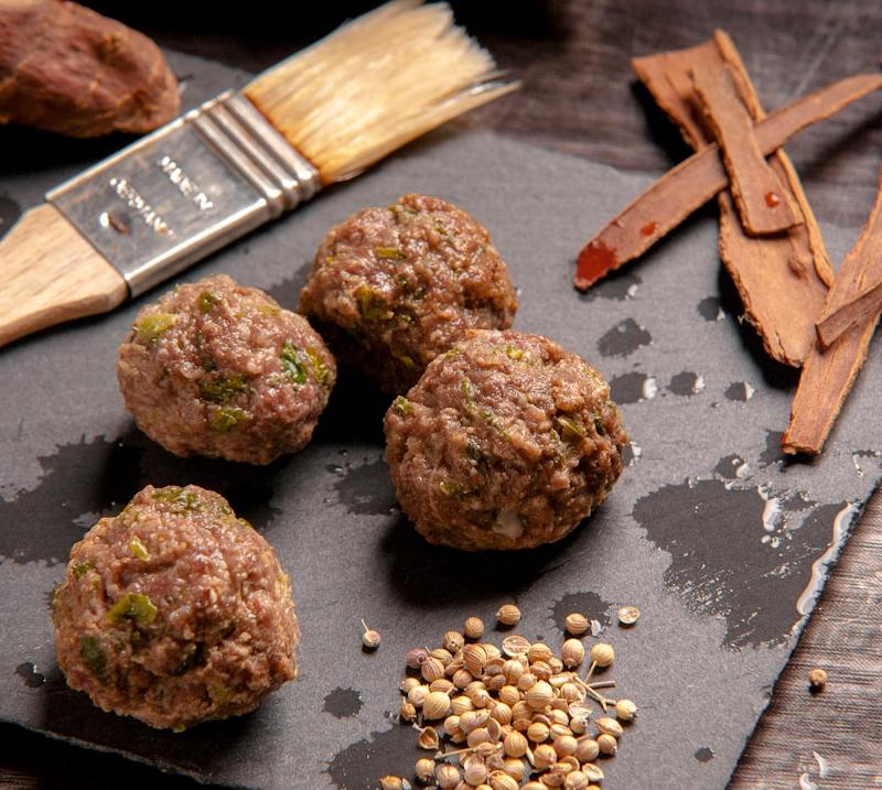 Spiced Lamb Kofta with Yogurt Sauce