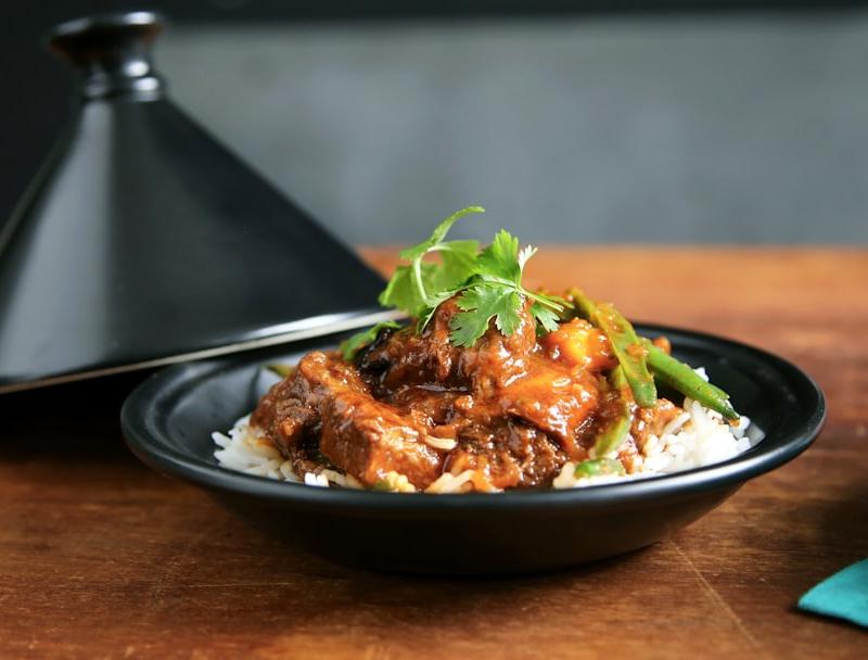 20-Min Spiced Lamb & Olive Tagine
