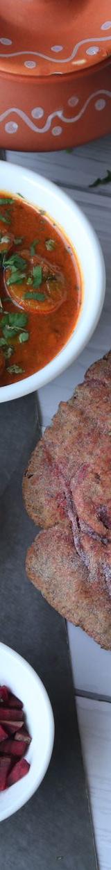 Spiced Thepla Flatbread Platter