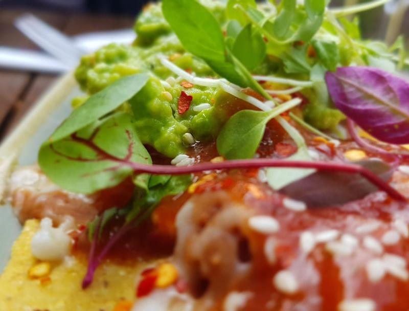Spicy Ahi Poke Nachos