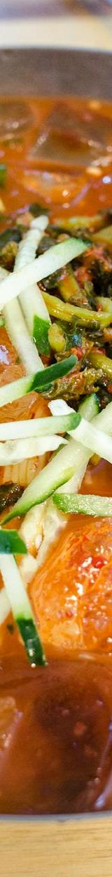 Spicy Beef Naengmyeon Bowl