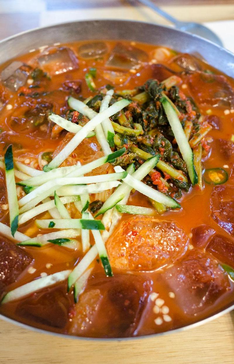 Spicy Beef Naengmyeon Bowl