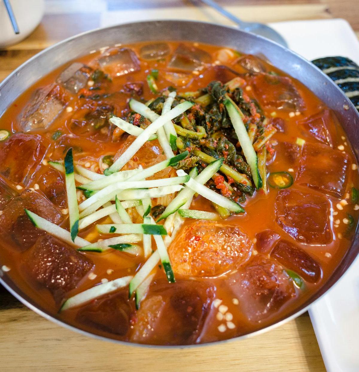 Spicy Beef Naengmyeon Bowl