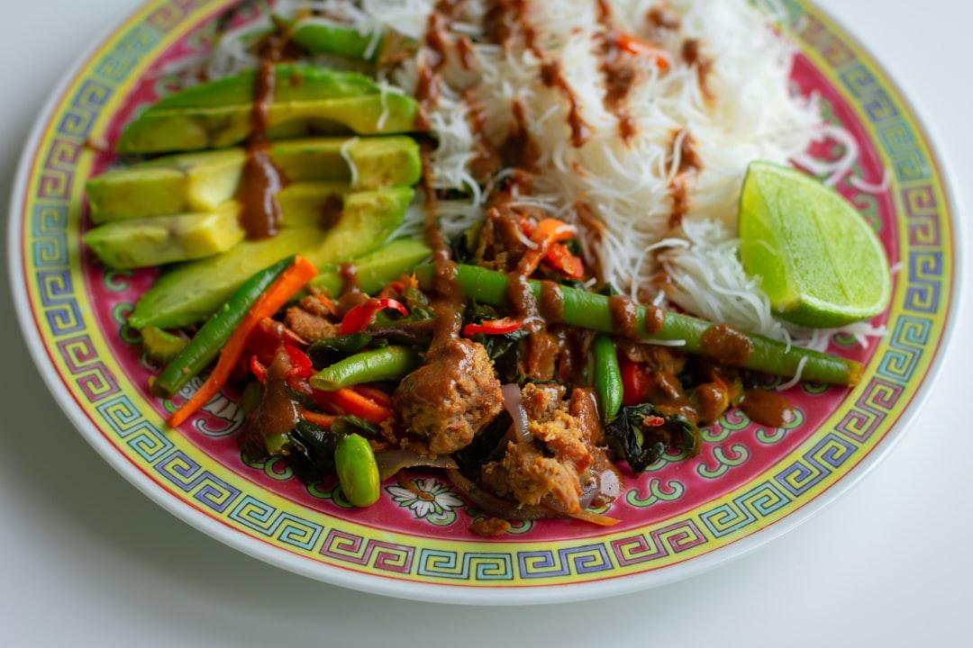 Spicy Beef Stir-Fry with Noodles & Avocado
