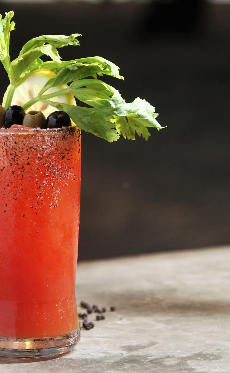 Spicy Bloody Mary with Celery