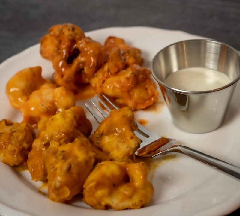 Spicy Buffalo Cauliflower Bites