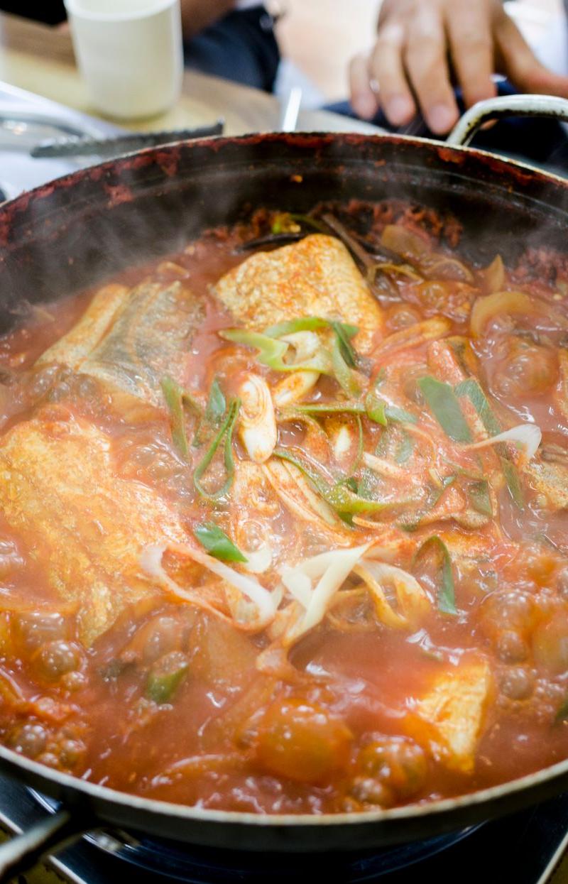 Spicy Cod & Tofu Stew