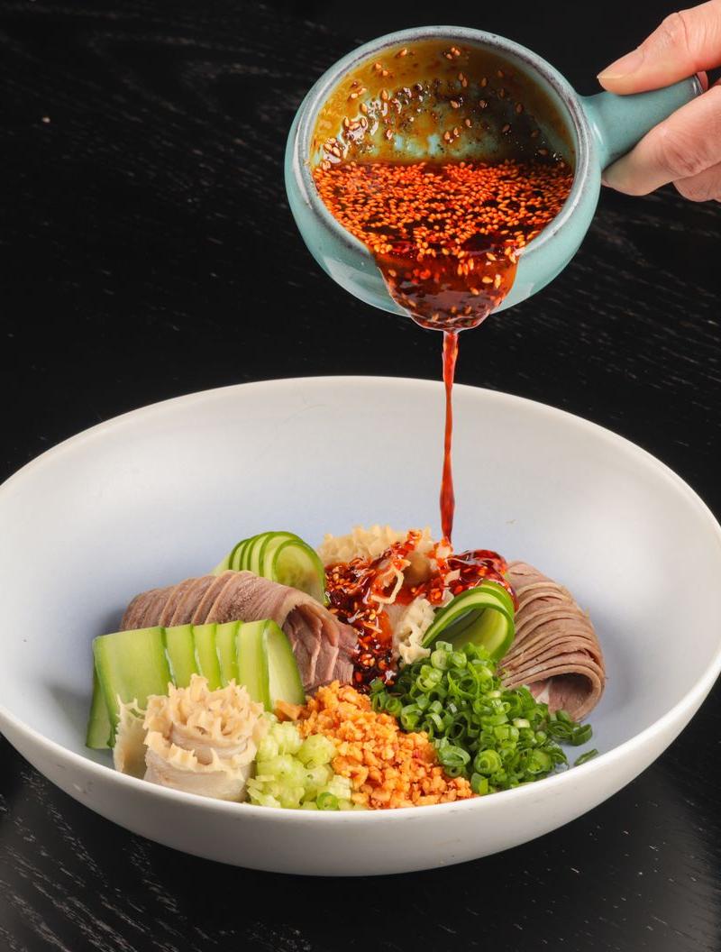 Spicy Cold Noodle Bowl with Gochujang