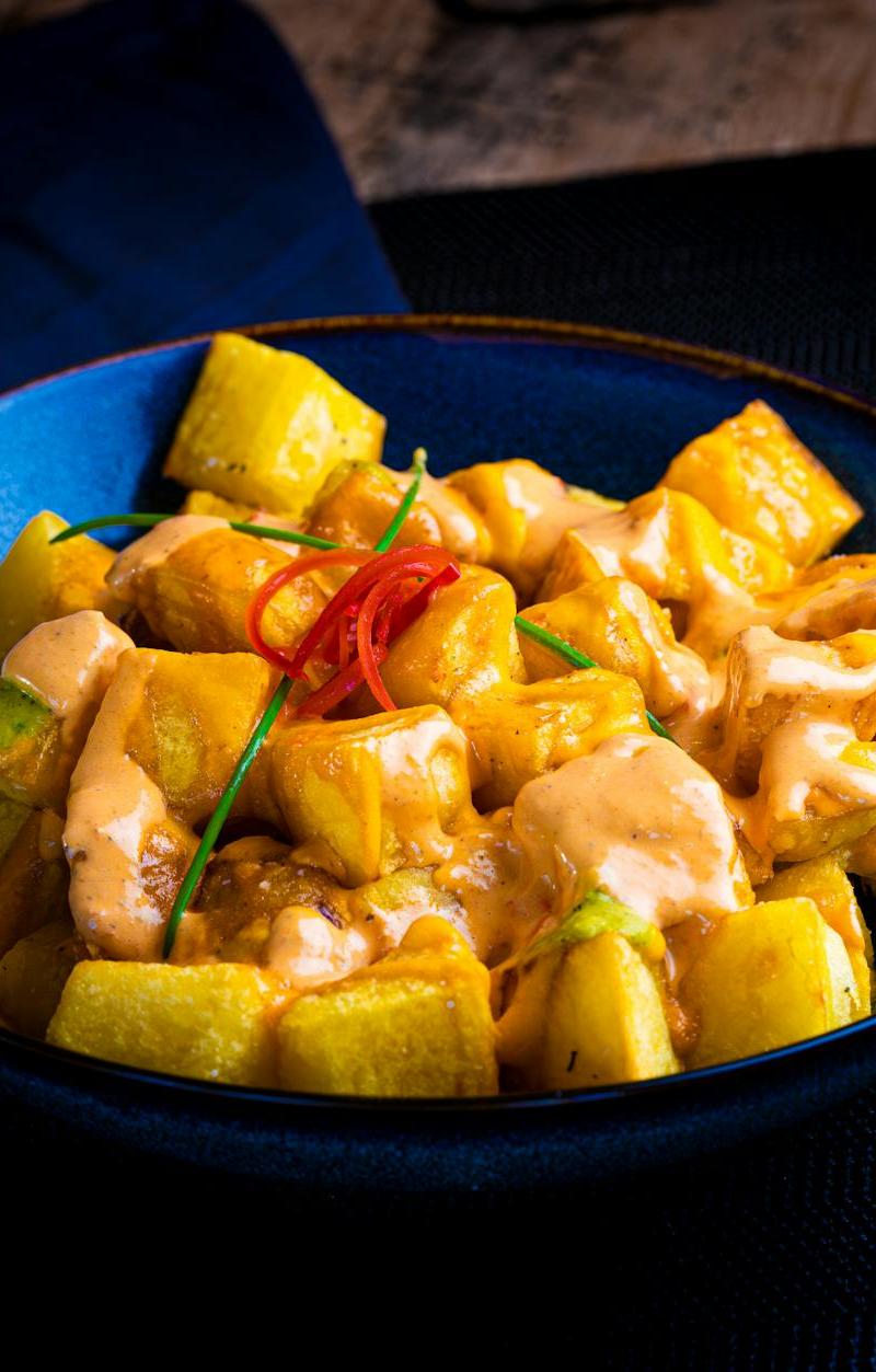Spicy Crispy Batata Harra
