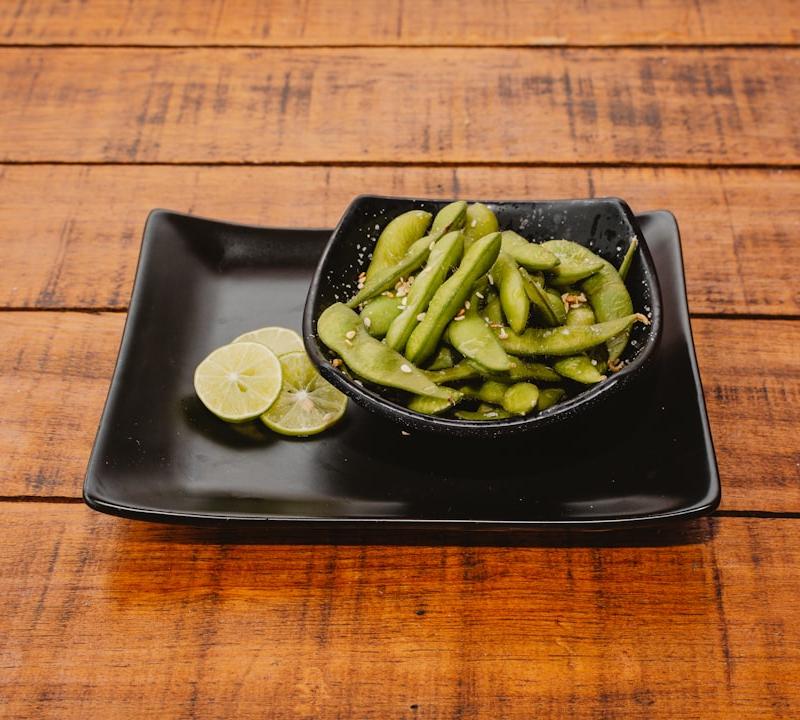 Spicy Garlic Edamame