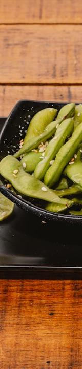 Spicy Garlic Edamame