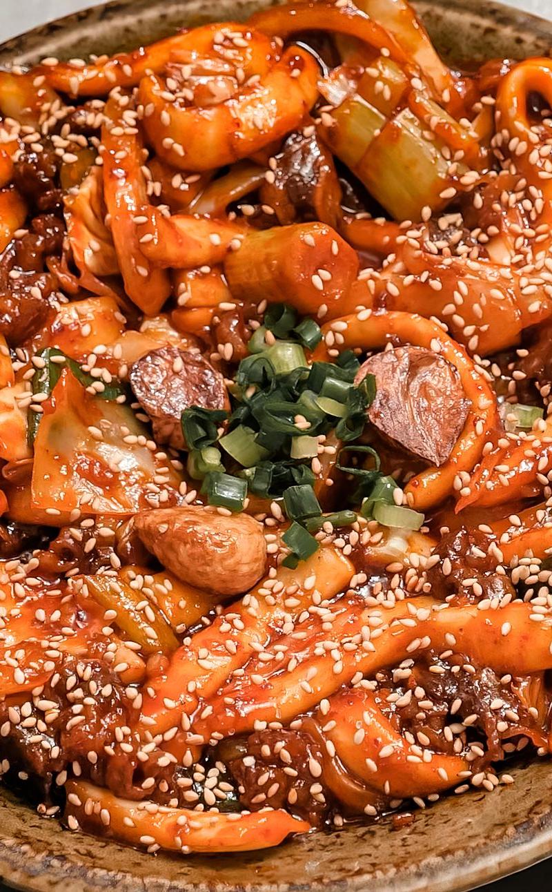 Spicy Garlic Octopus Stir-Fry