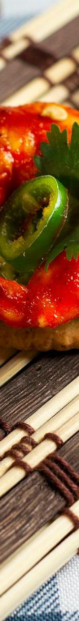 Spicy Garlic Shrimp with Habanero Tomato Sauce