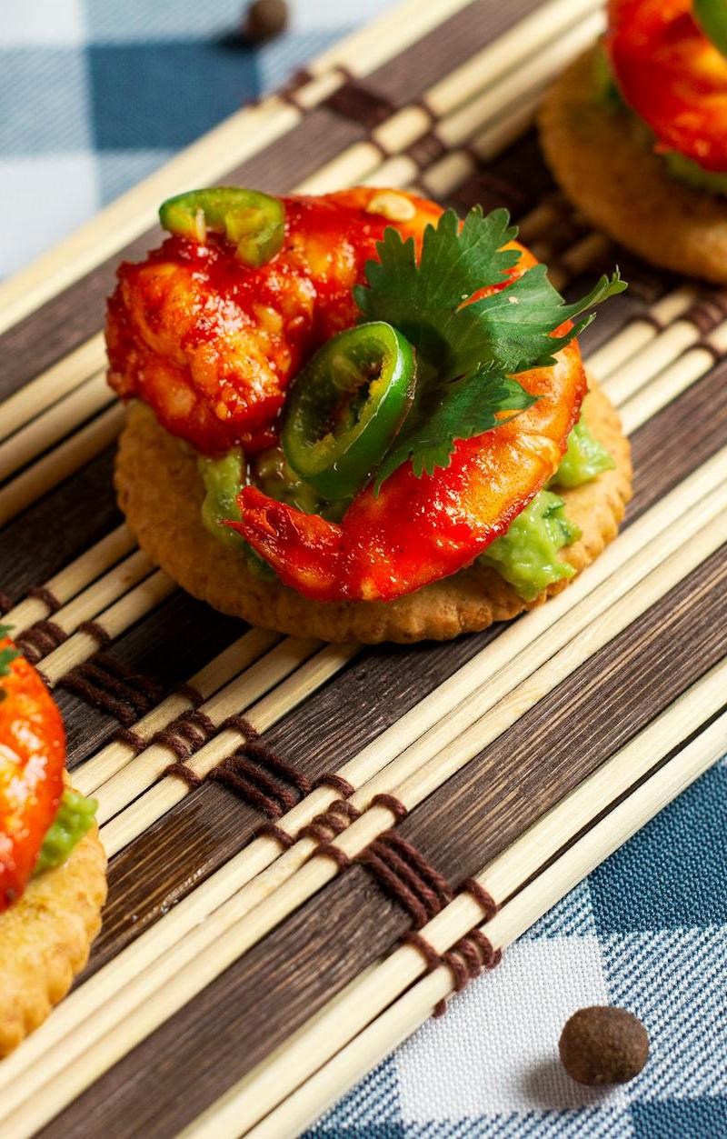 Spicy Garlic Shrimp with Habanero Tomato Sauce