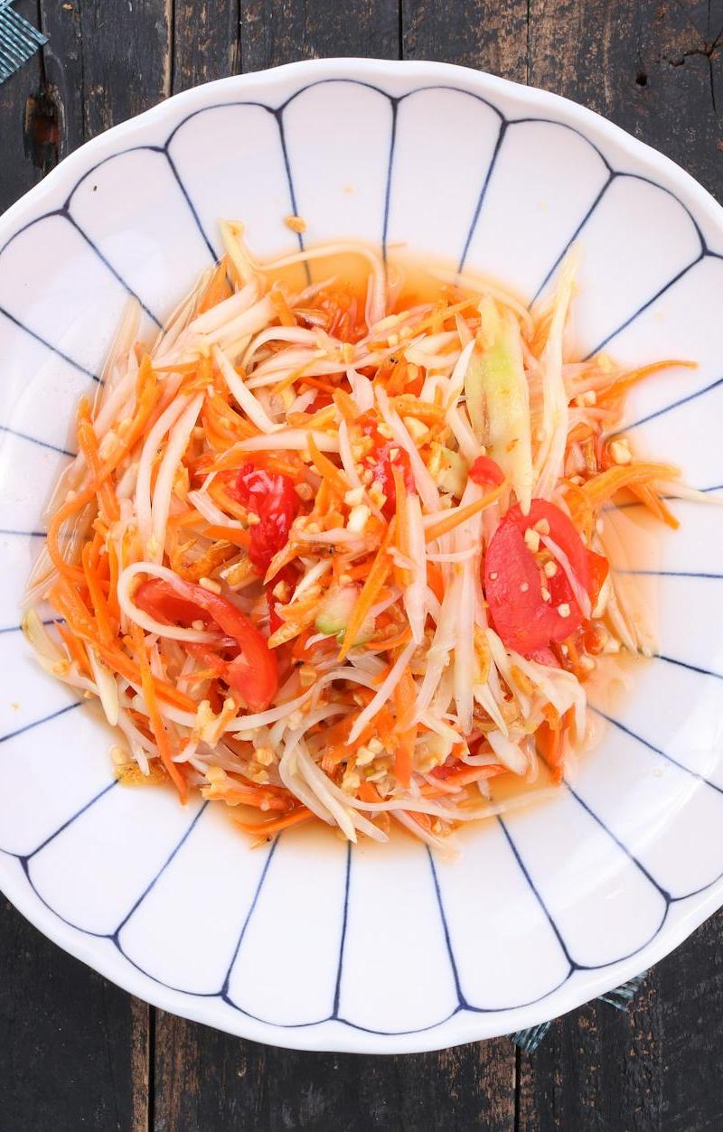 Spicy Green Papaya Salad