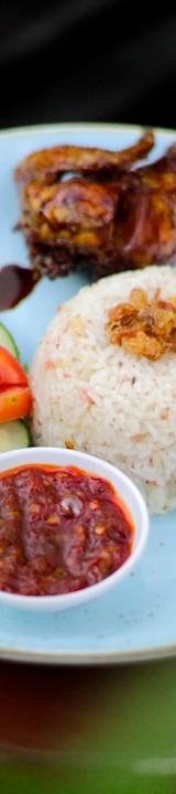 20-Min Spicy Grilled Chicken with Sambal & Rice