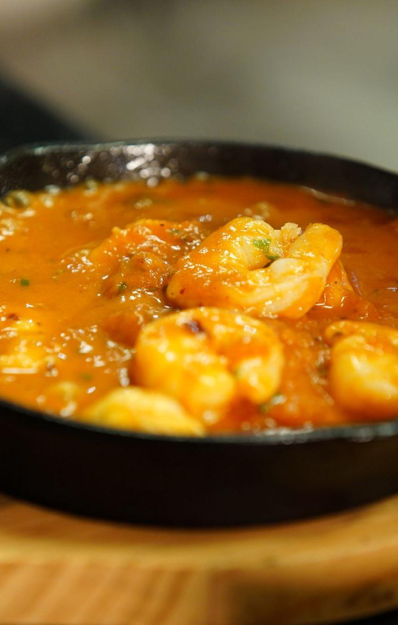 Spicy Habanero Shrimp in Creole Sauce