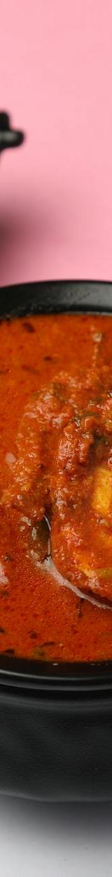 Spicy Kerala Egg Roast with Crispy Chicken