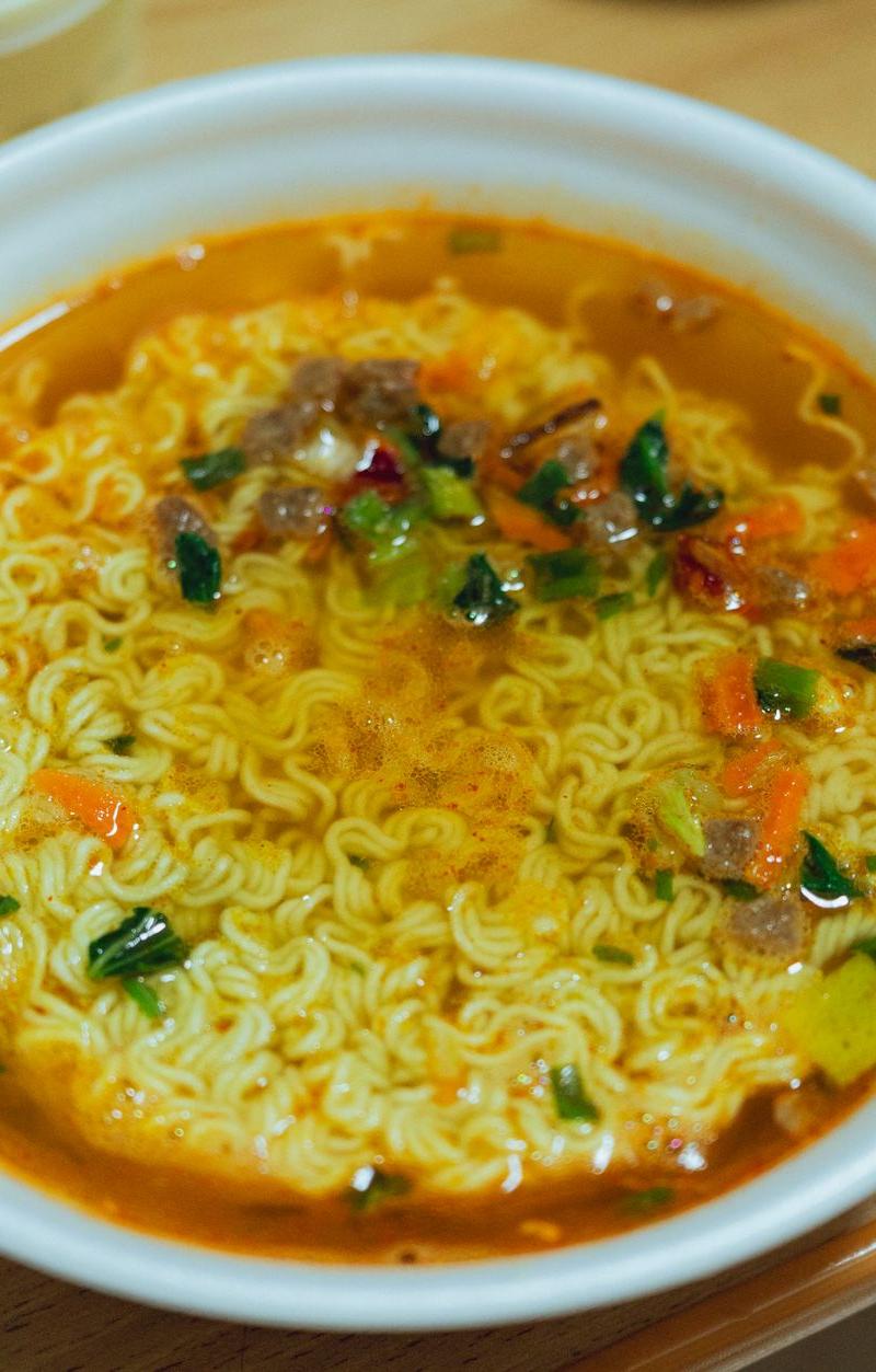 Spicy Korean Ramyeon with Egg