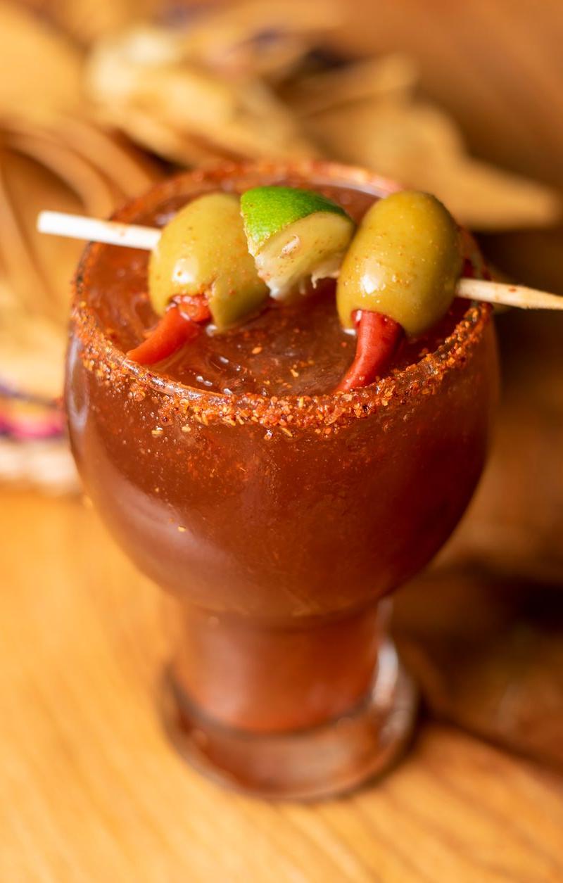 Spicy Michelada with Chili-Lime Rim