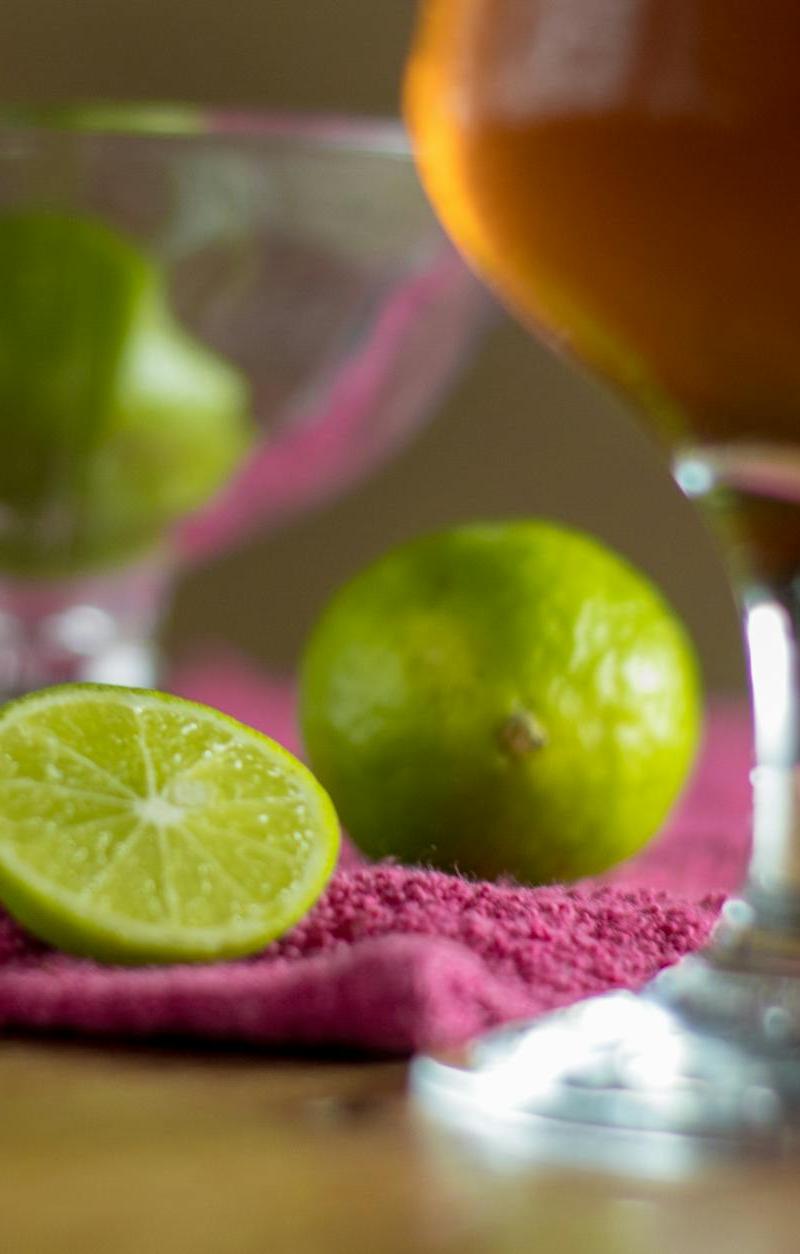 Spicy Michelada with Chili Lime Rim