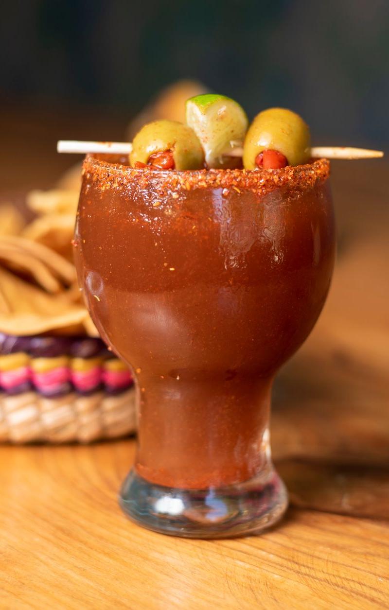 Spicy Michelada with Chili Rim