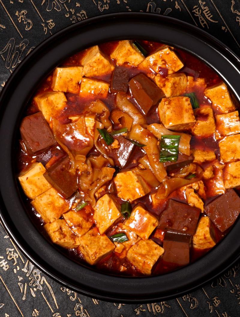 Spicy Mushroom Mapo Tofu