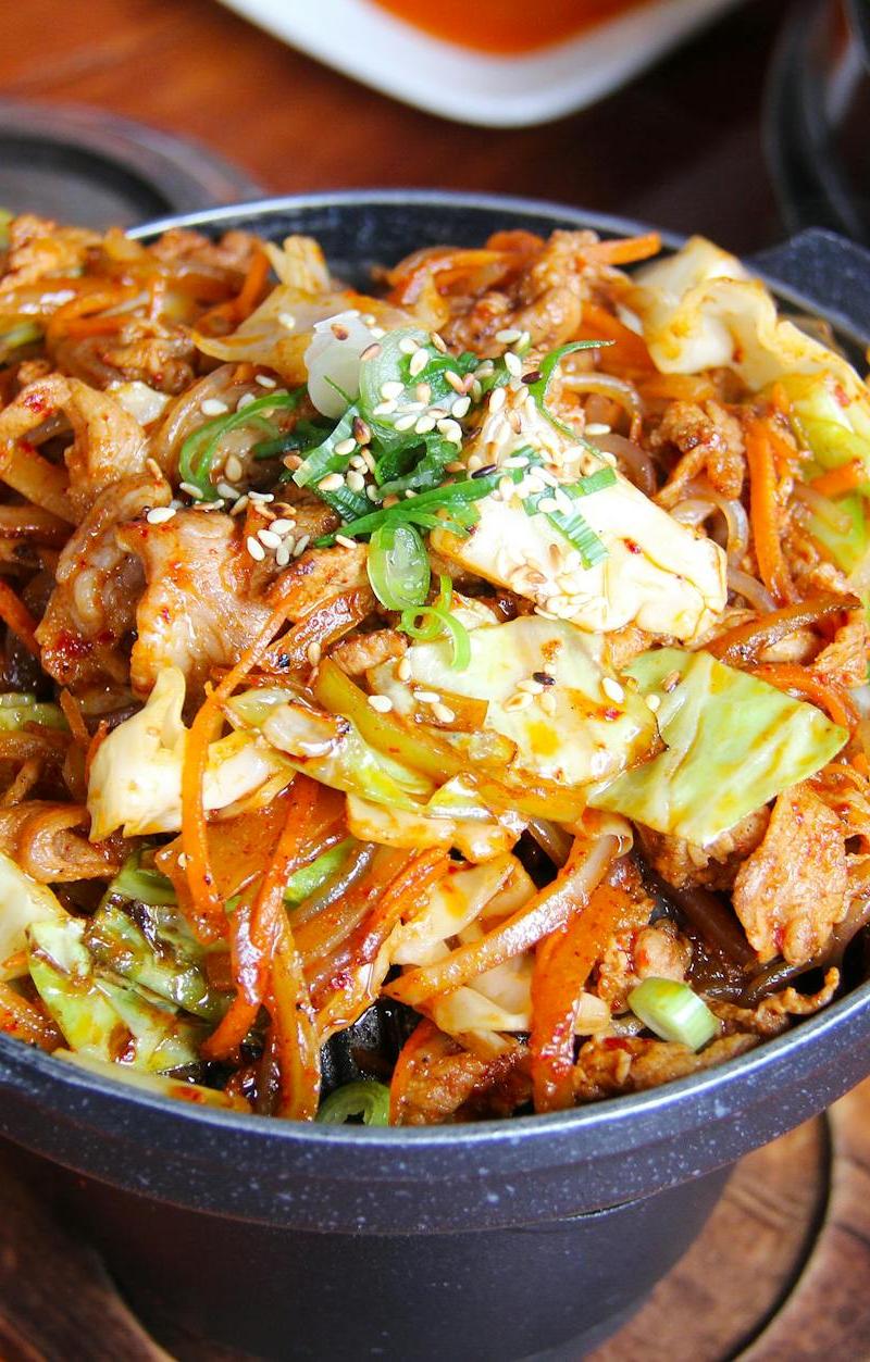 Spicy Pork Bulgogi Bibimbap Bowl