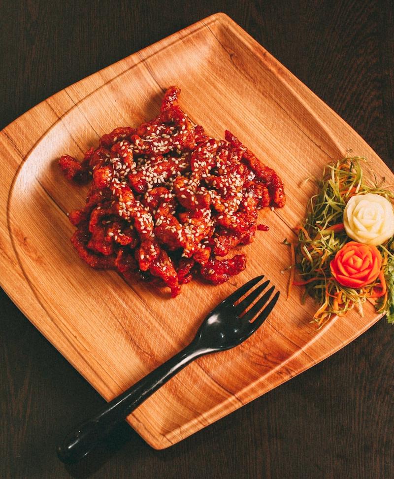 Spicy Pork Bulgogi with Crispy Cabbage Slaw