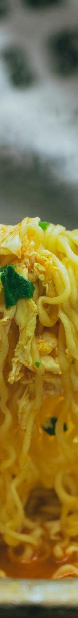 Spicy Ramyeon with Egg & Scallion
