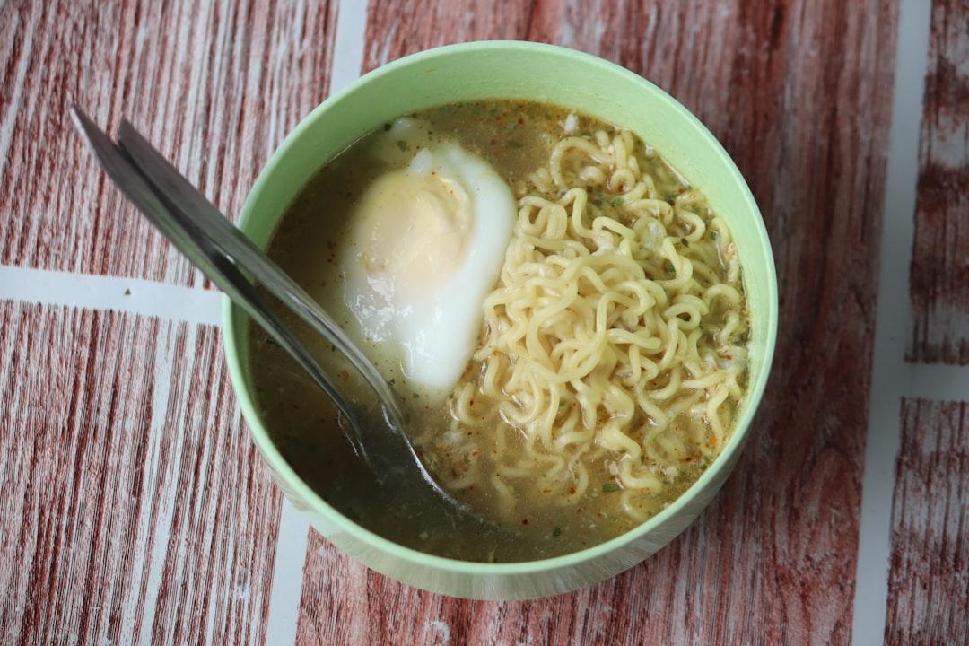 Spicy Ramyeon with Poached Egg