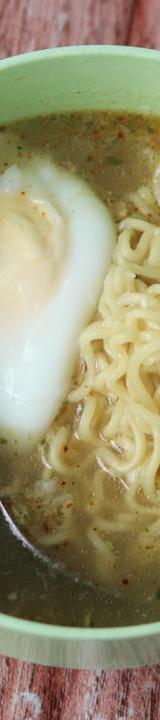 Spicy Ramyeon with Poached Egg