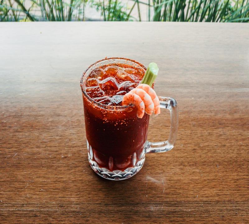 Spicy Shrimp Michelada