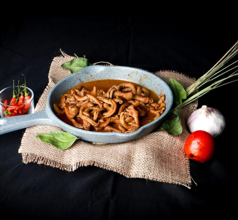 25-Min Spicy Stewed Tripe with Tomato