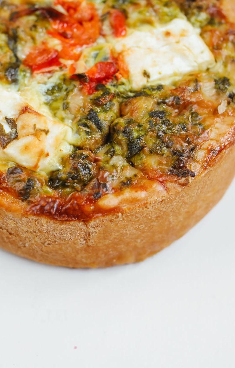 15-Minute Spinach Feta Egg Bites