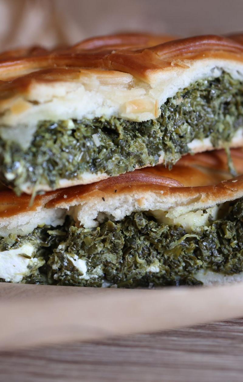 Spinach Feta Egg Wrap