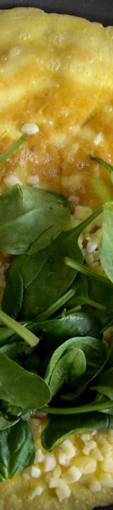 Spinach and Feta Omelette