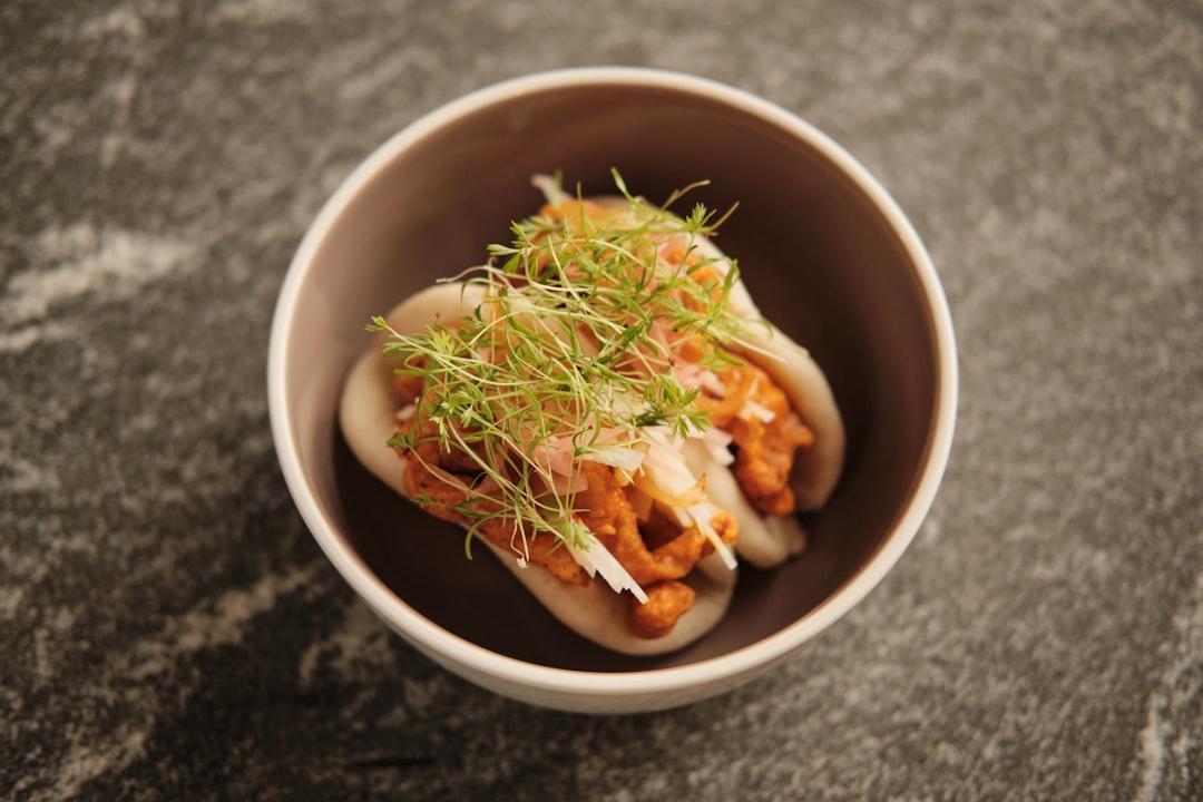 Steamed Bao with Egg and Char Siu