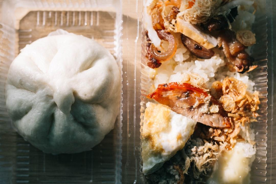 Steamed Breakfast Bao with Egg & Pork